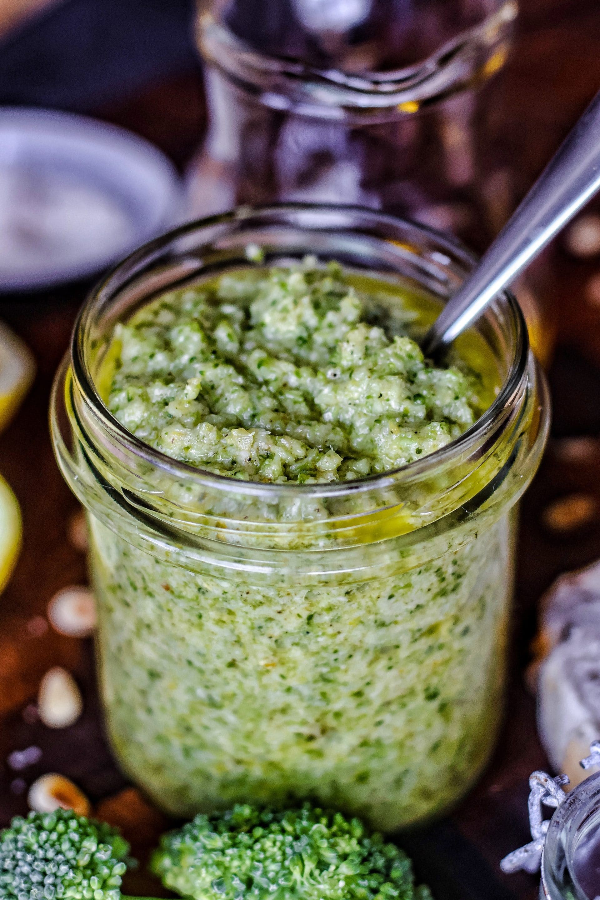 Brokkoli Pesto schmeckt wunderbar zu Pasta