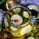 sehen diese eingelegten Zucchini nicht lecker aus?