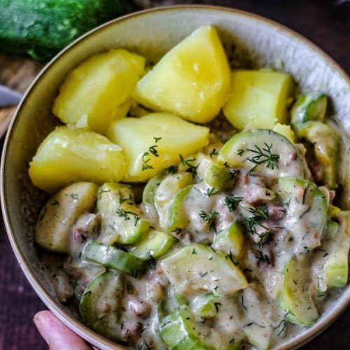 geschmorte Zucchini ist richtig lecker