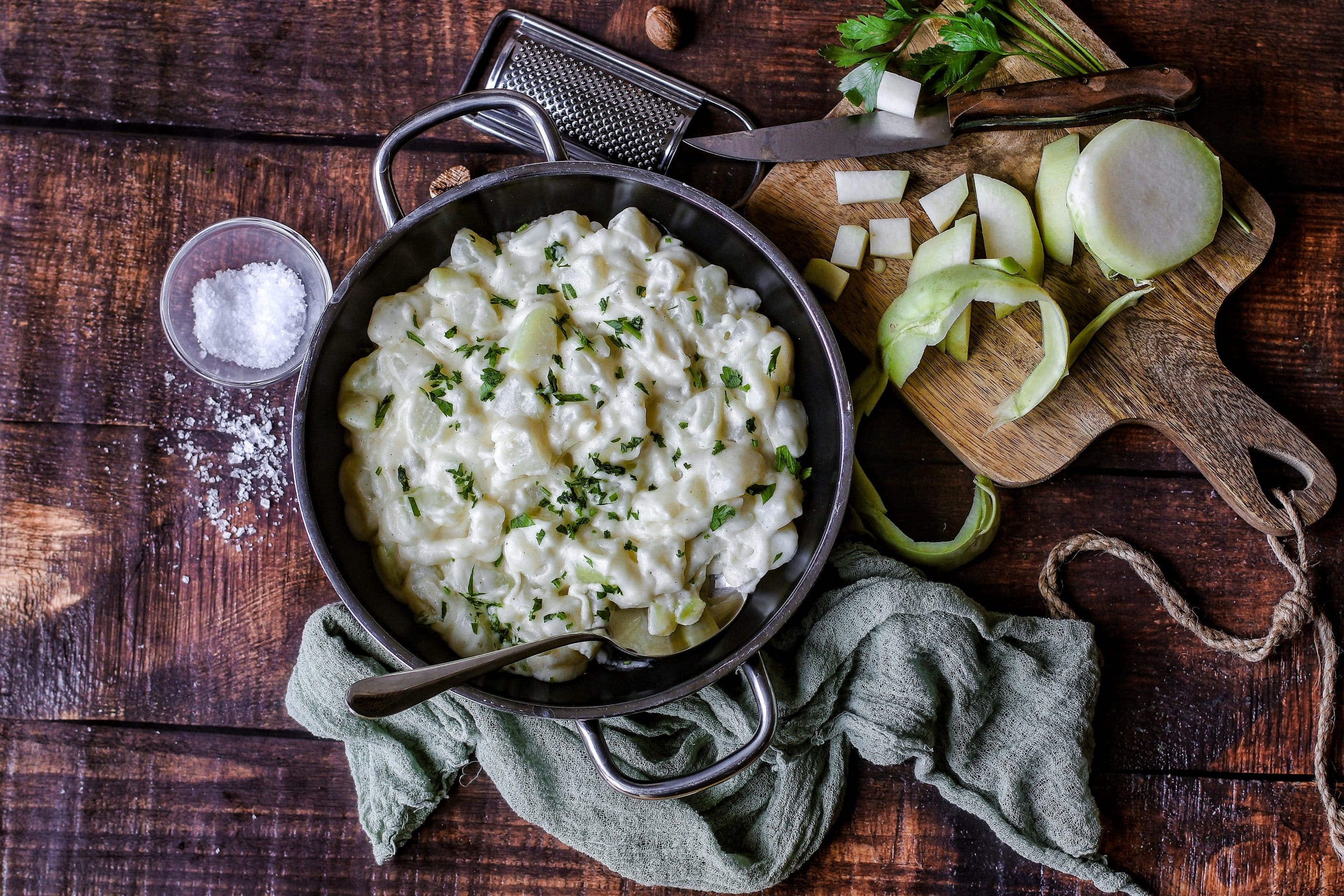 Rahmkohlrabi ist die perfekte Beilage