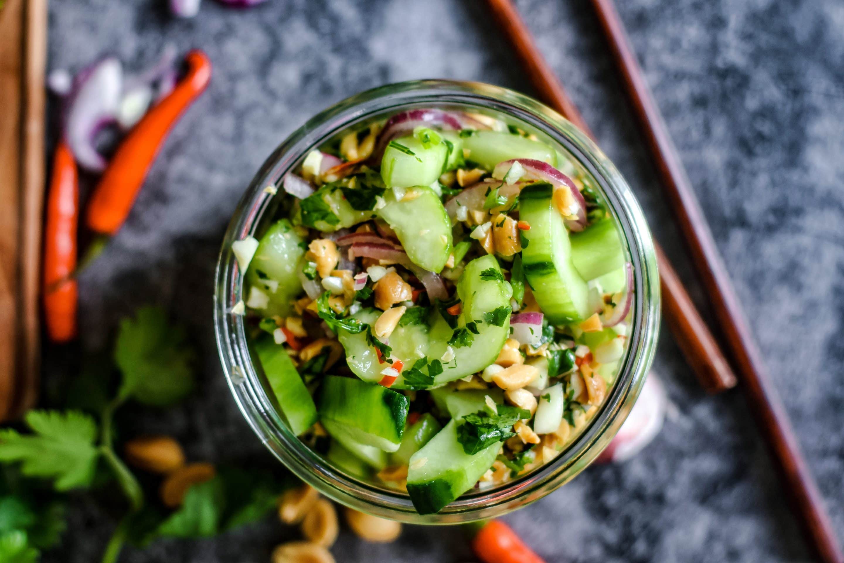 Schüttelgurken schmecken super im Asia Style