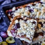 Pflaumenkuchen mit Hefeteig schmeckt so lecker