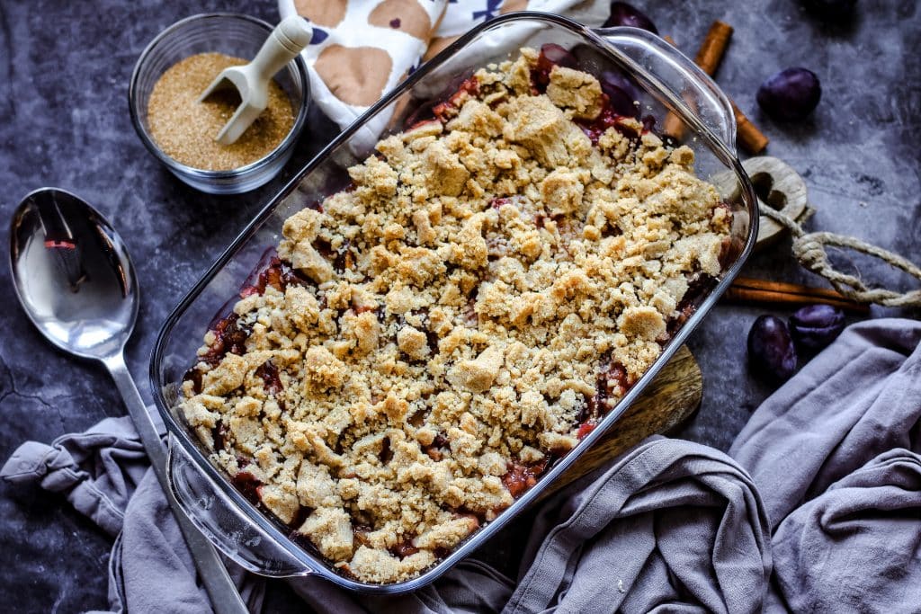 Zwetschgen Crumble - einfach und so lecker