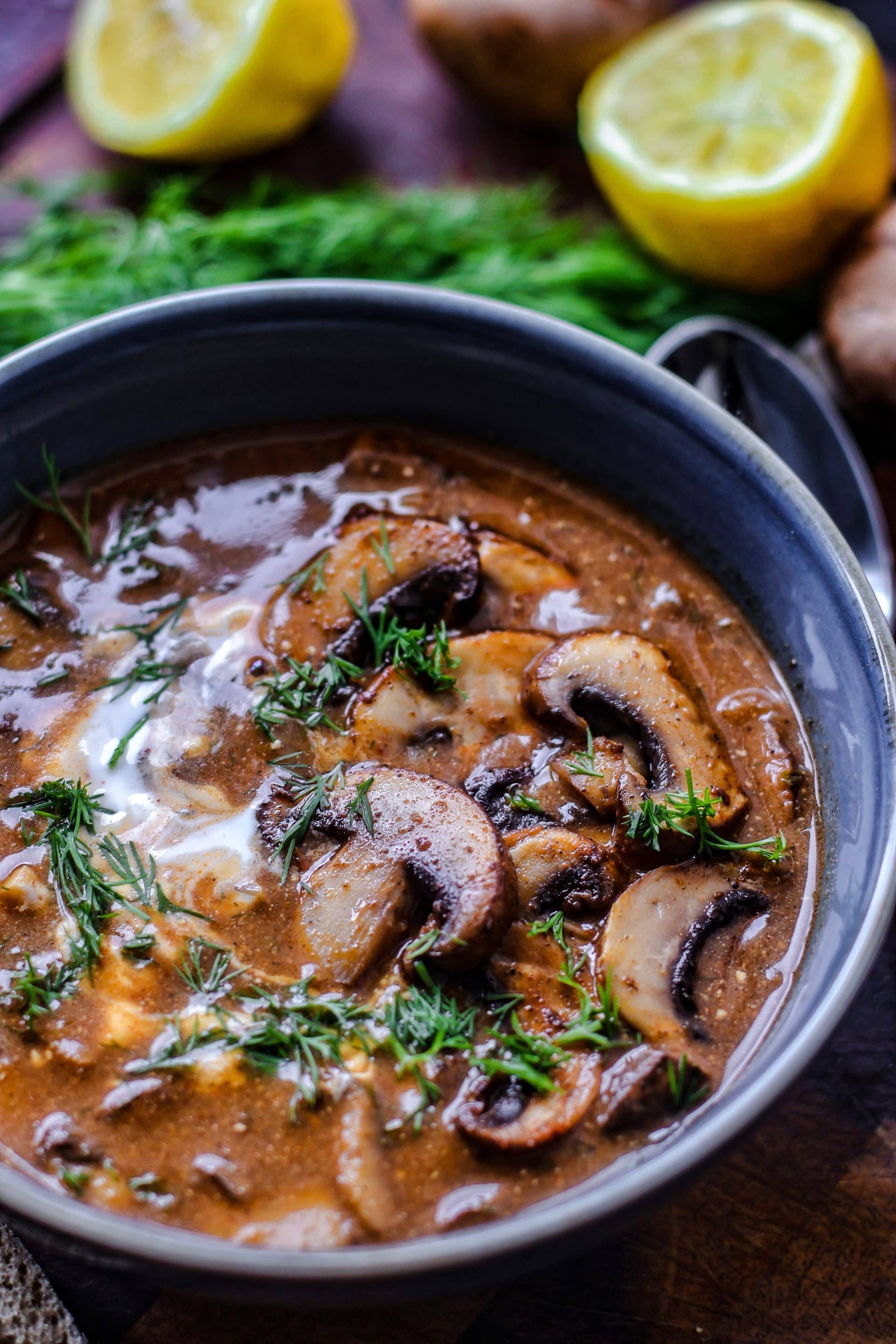 Ungarische Pilzsuppe - Gombalevez Ungarische Pilzsuppe - Gombalevez