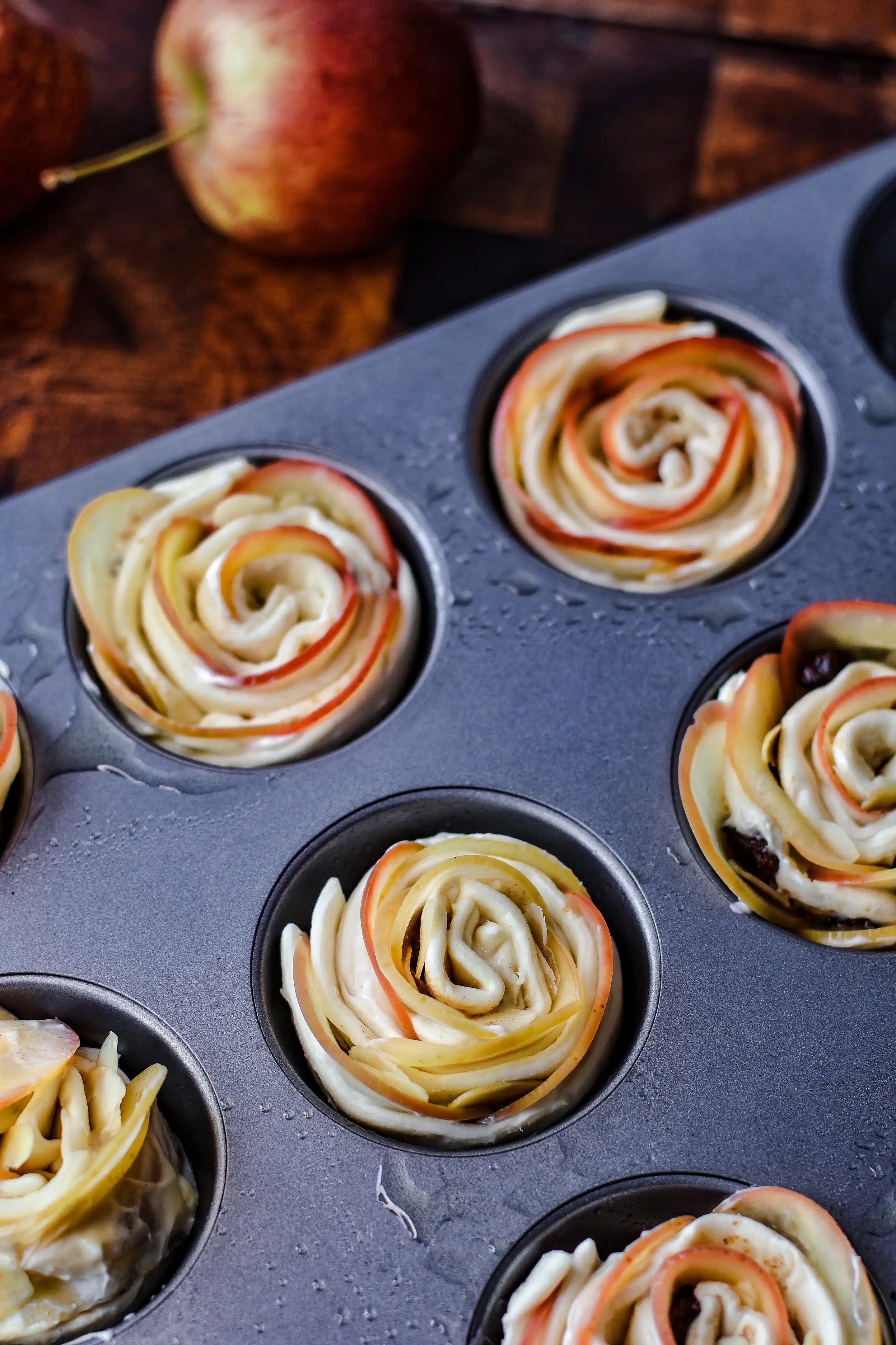 Die Bratapfel-Rosen sind einfach in der Zubereitung