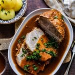Schweinebraten schmeckt herrlich