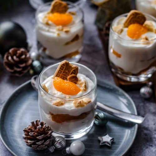 Mandarinen Spekulatius Dessert ist perfekt für Weihnachten