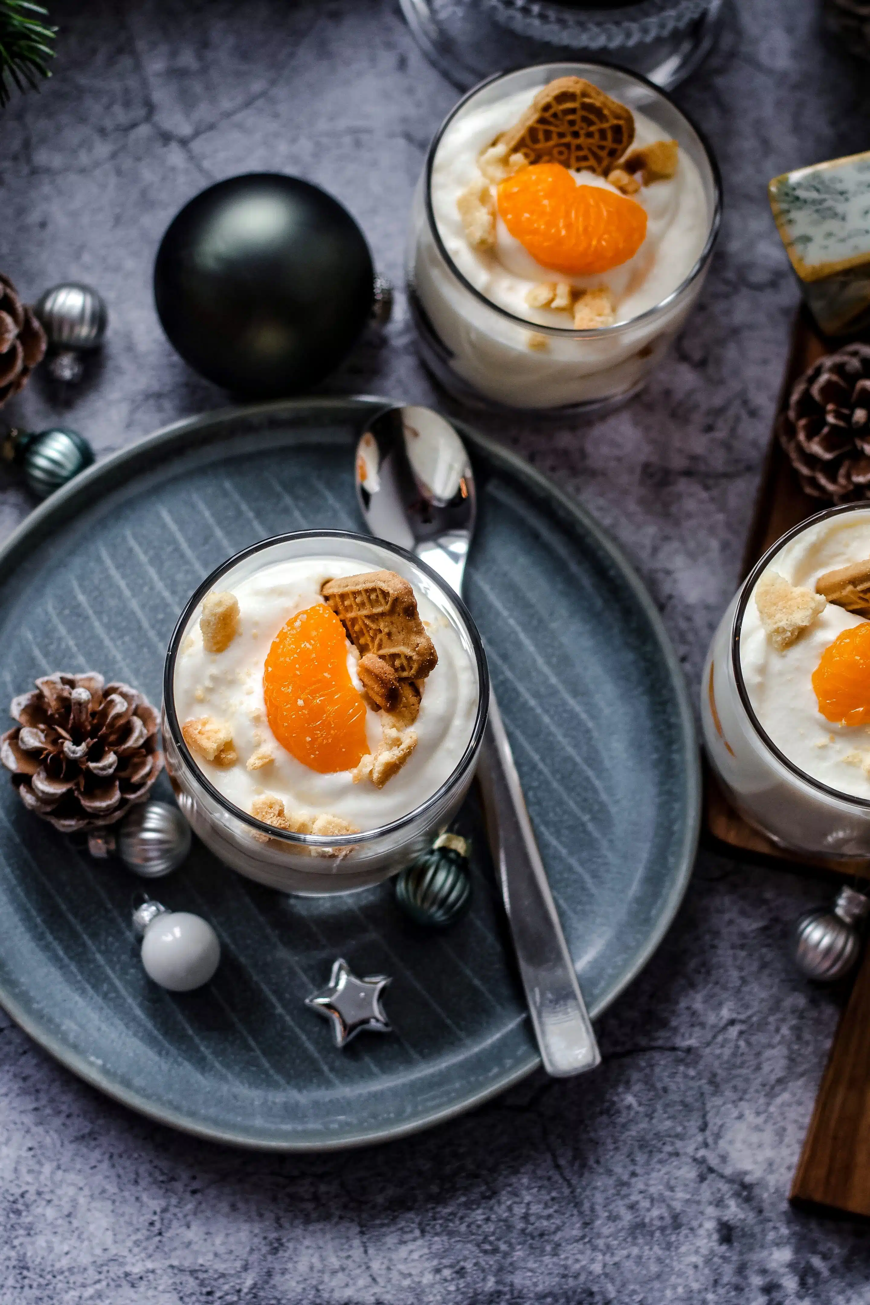 Mandarinen Spekulatius Dessert geht super einfach