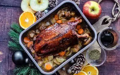 Glasierte Gänsebrust aus dem Ofen