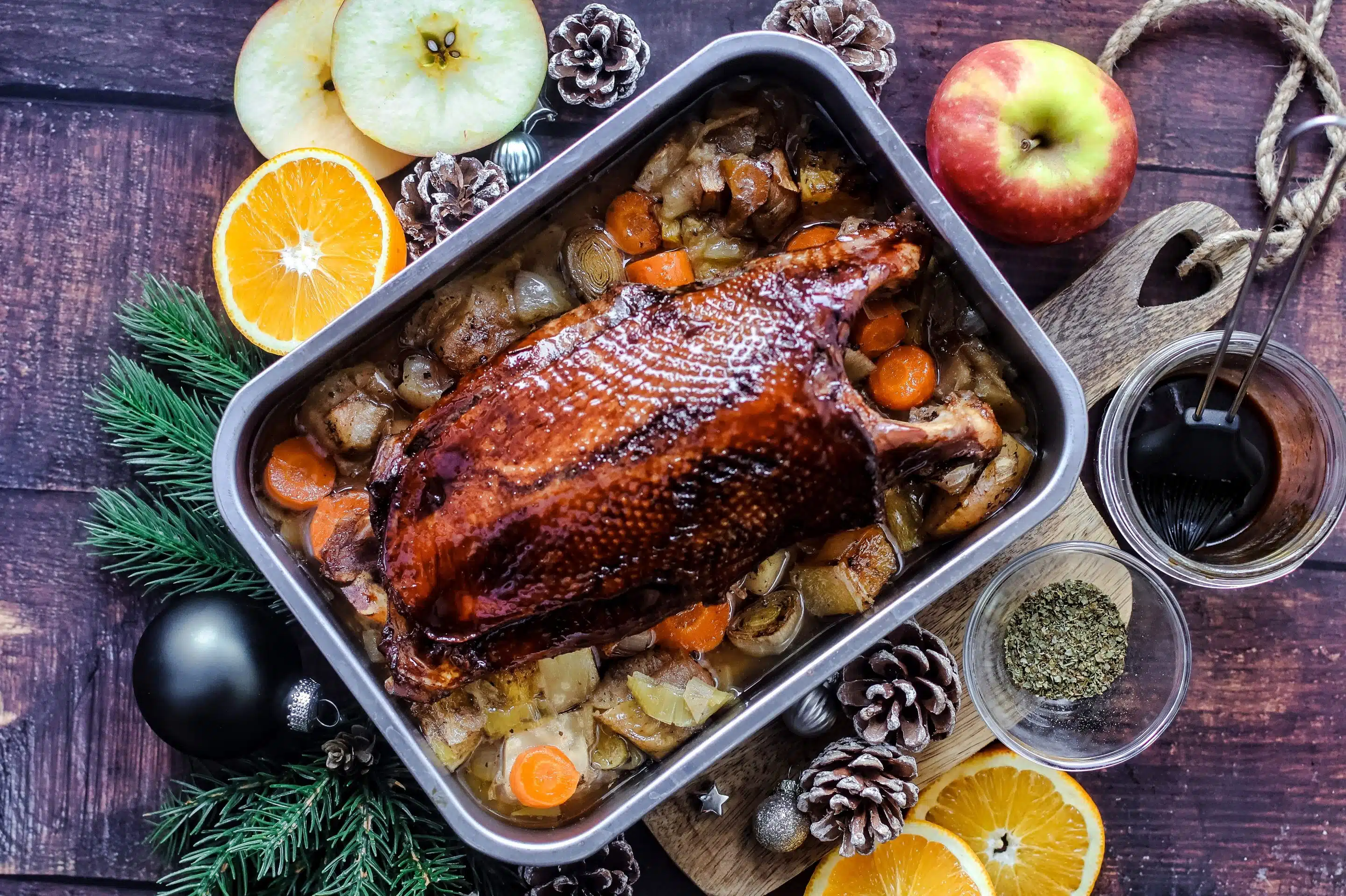 Glasierte Gänsebrust ist so lecker