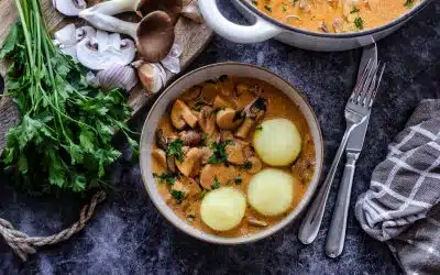 Pilzgulasch – schnell und lecker