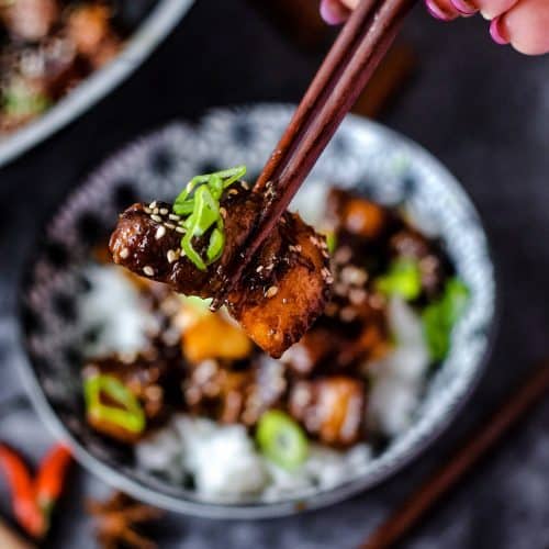 sieht dieser Schweinebauch asiatisch nicht superlecker aus?