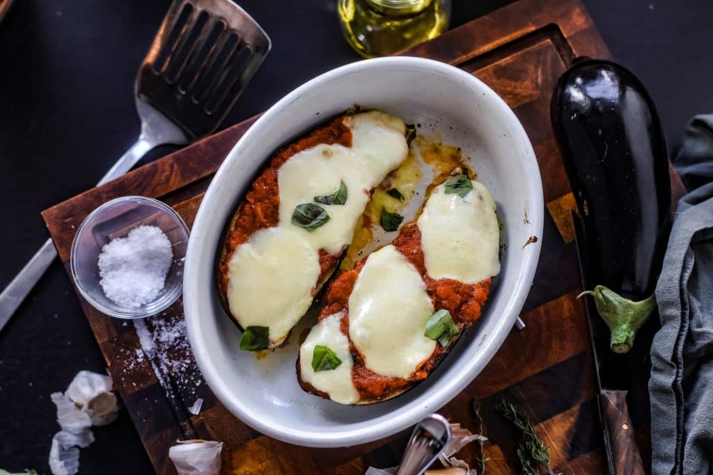 Überbackene Auberginen - schnell und einfach