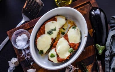 Überbackene Auberginen – schnell und einfach