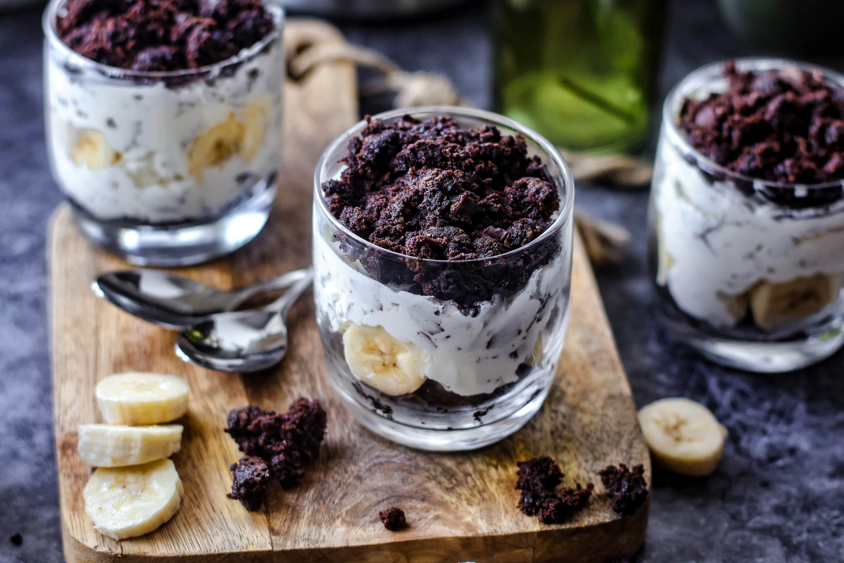 Maulwurfkuchen im Glas schmeckt der ganzen Familie
