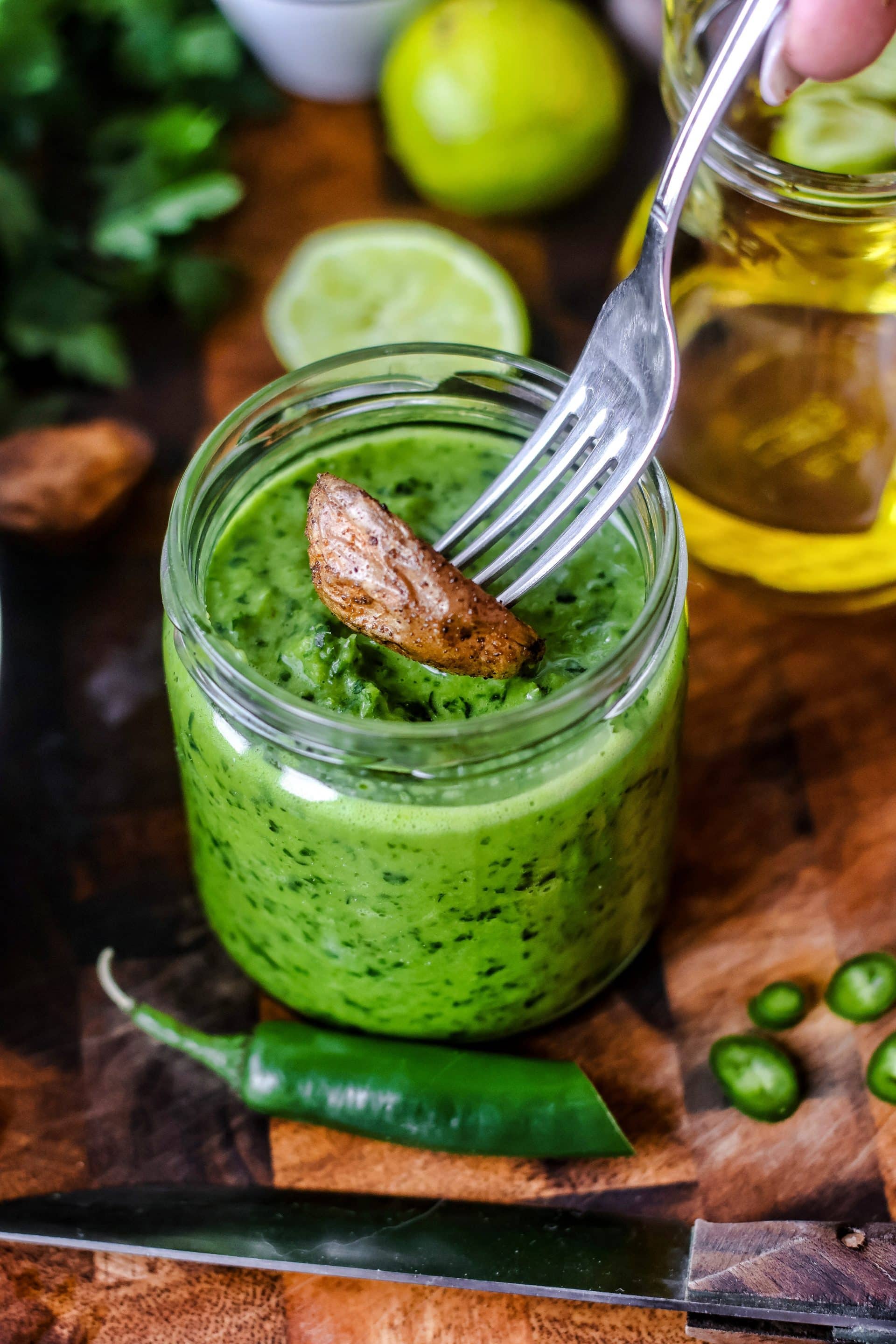 Mojo Verde schmeckt perfekt zu Kartoffeln