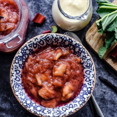 Sieht dieses Rhabarberkompott nicht phantastisch aus?