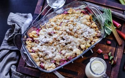 Rhabarber Crumble – einfaches Rezept
