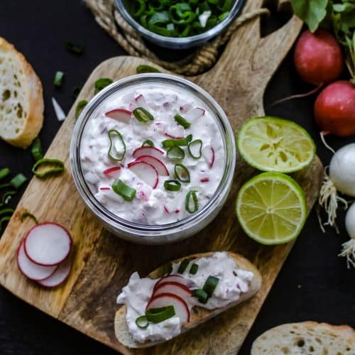 Radieschen Dip schmeckt so unfassbar lecker