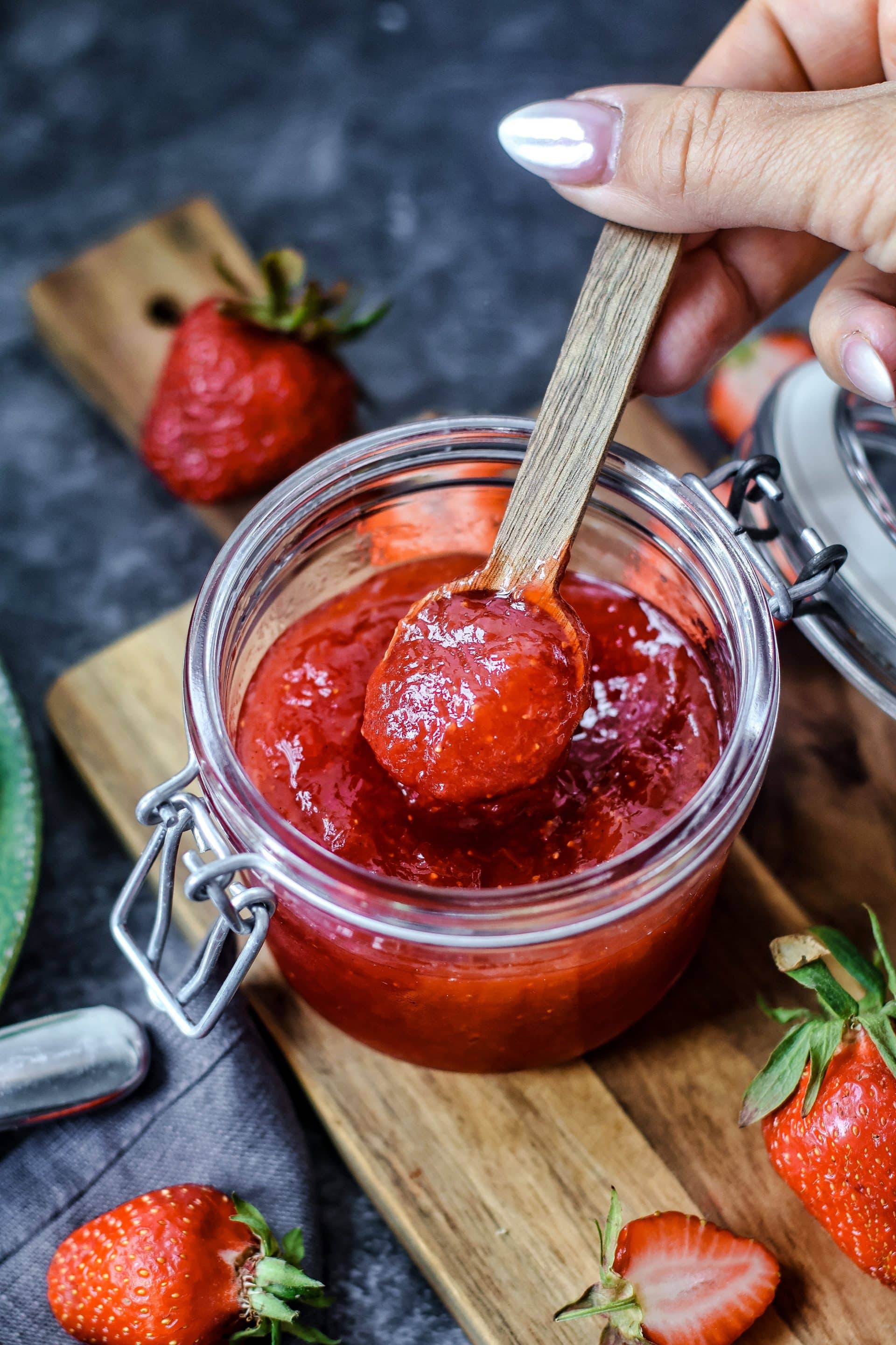 Erdbeermarmelade schmeckt Jedem