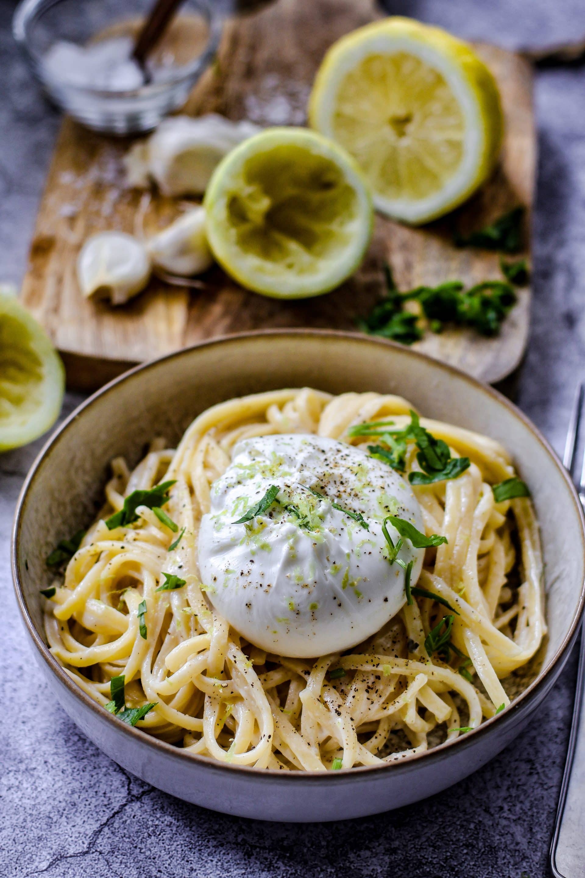 Pasta al Limone schmeckt der ganzen Familie