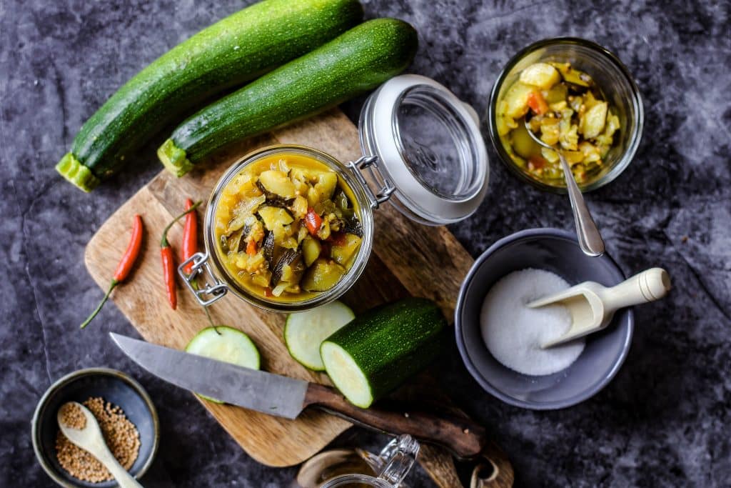 Zucchini Chutney - einfaches Rezept