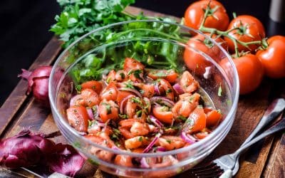 Tomatensalat mit Sumachdressing