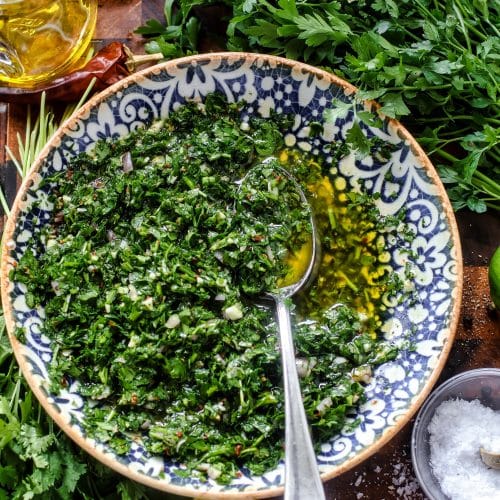 Sieht dieses Chimichurri nicht phantastisch aus