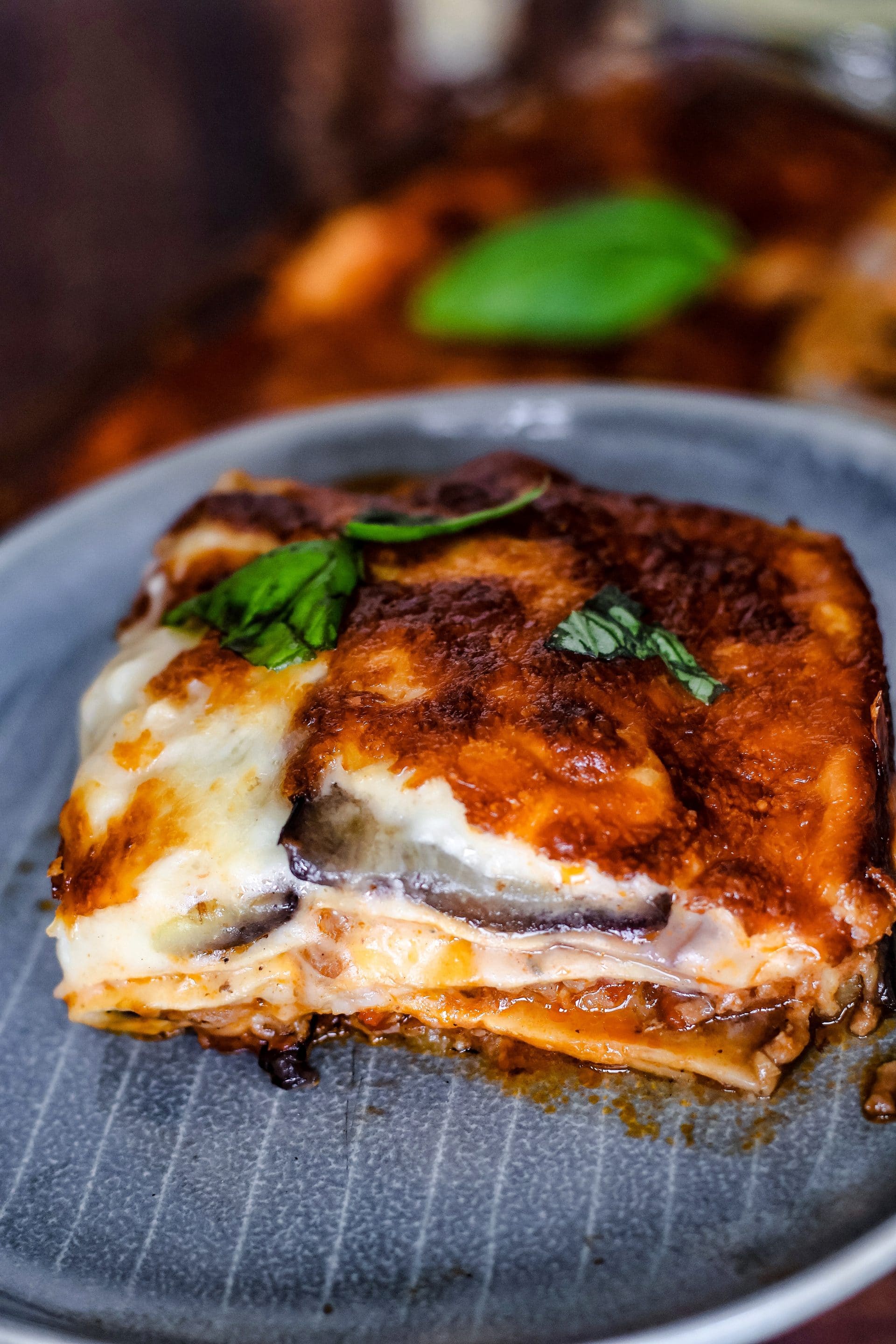 Auberginen Lasagne mit leckerem Hackfleisch