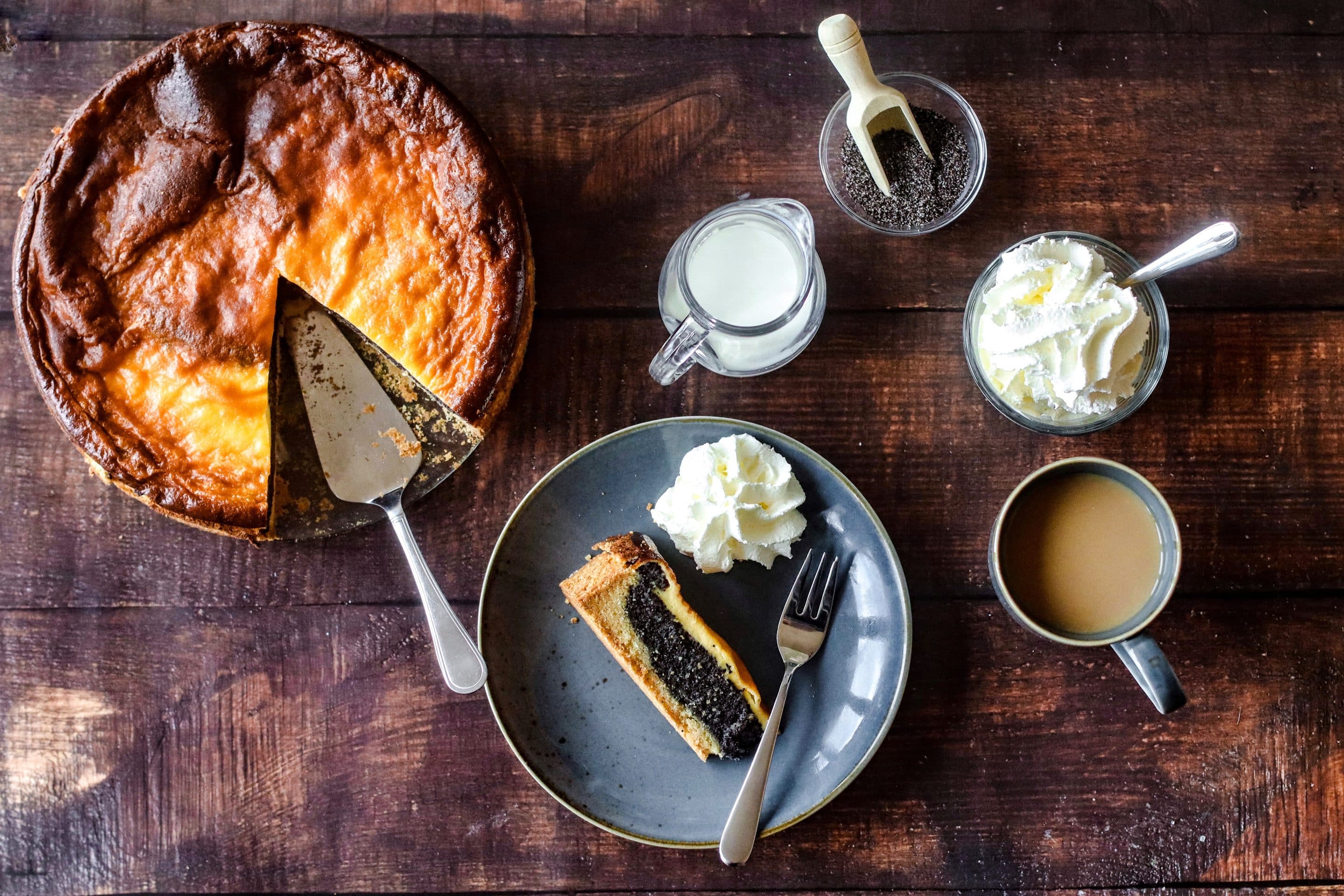 Thüringer Mohnkuchen mit Schmand schmeckt herrlich cremig