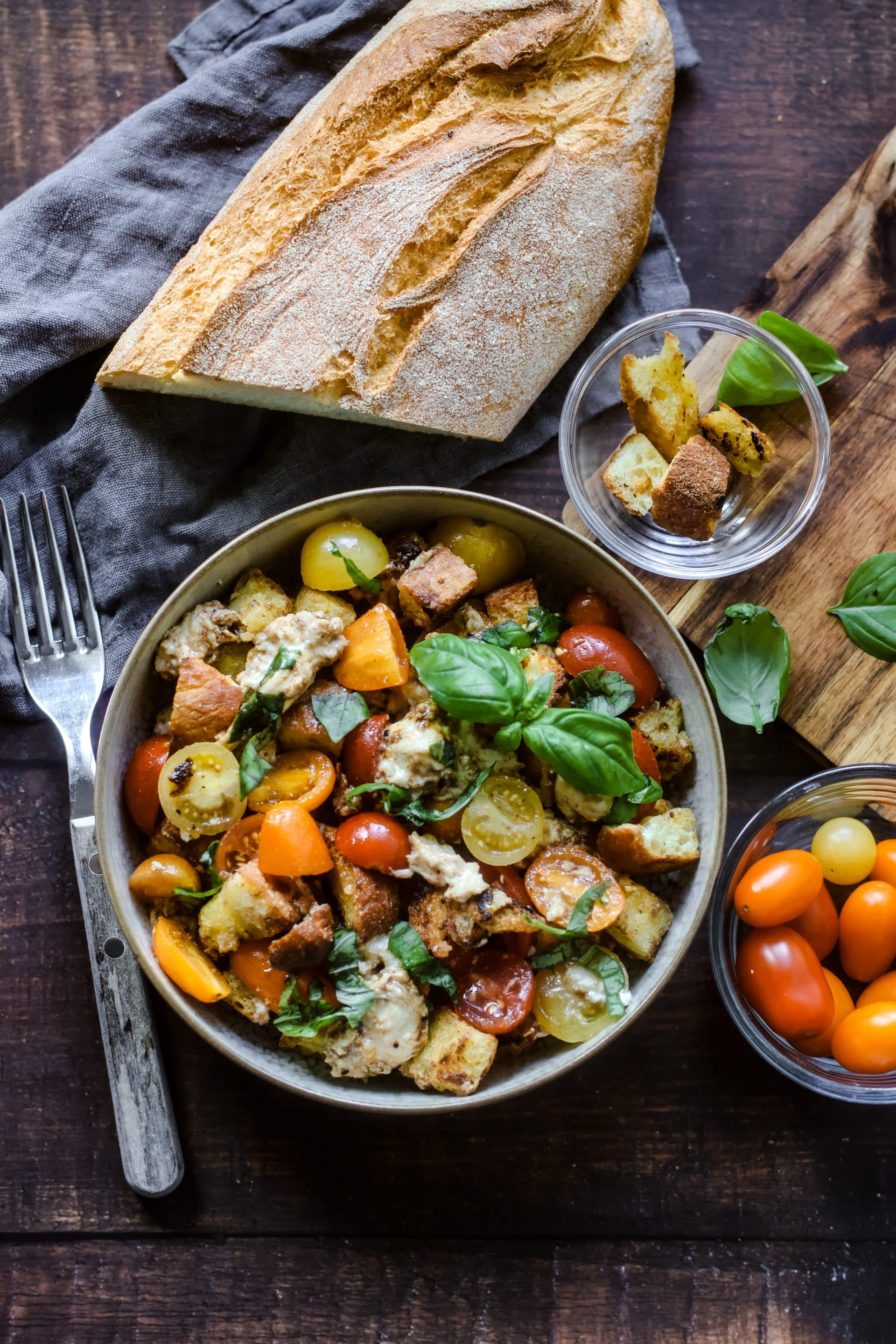 Panzanella ist einfach zubereitet