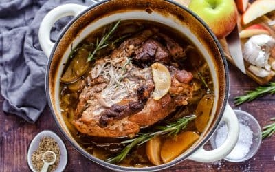 Schweinebraten mit Apfelsauce – Apple Cider Park Roast